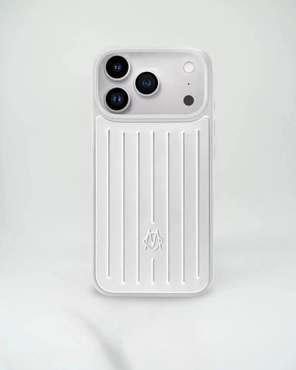 Silver RIMOWA iPhone 17 Pro Max Case SereneShop