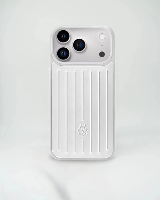 Silver RIMOWA iPhone 17 Pro Max Case SereneShop