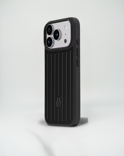 Black RIMOWA Aluminum iPhone 17 Pro Max Case