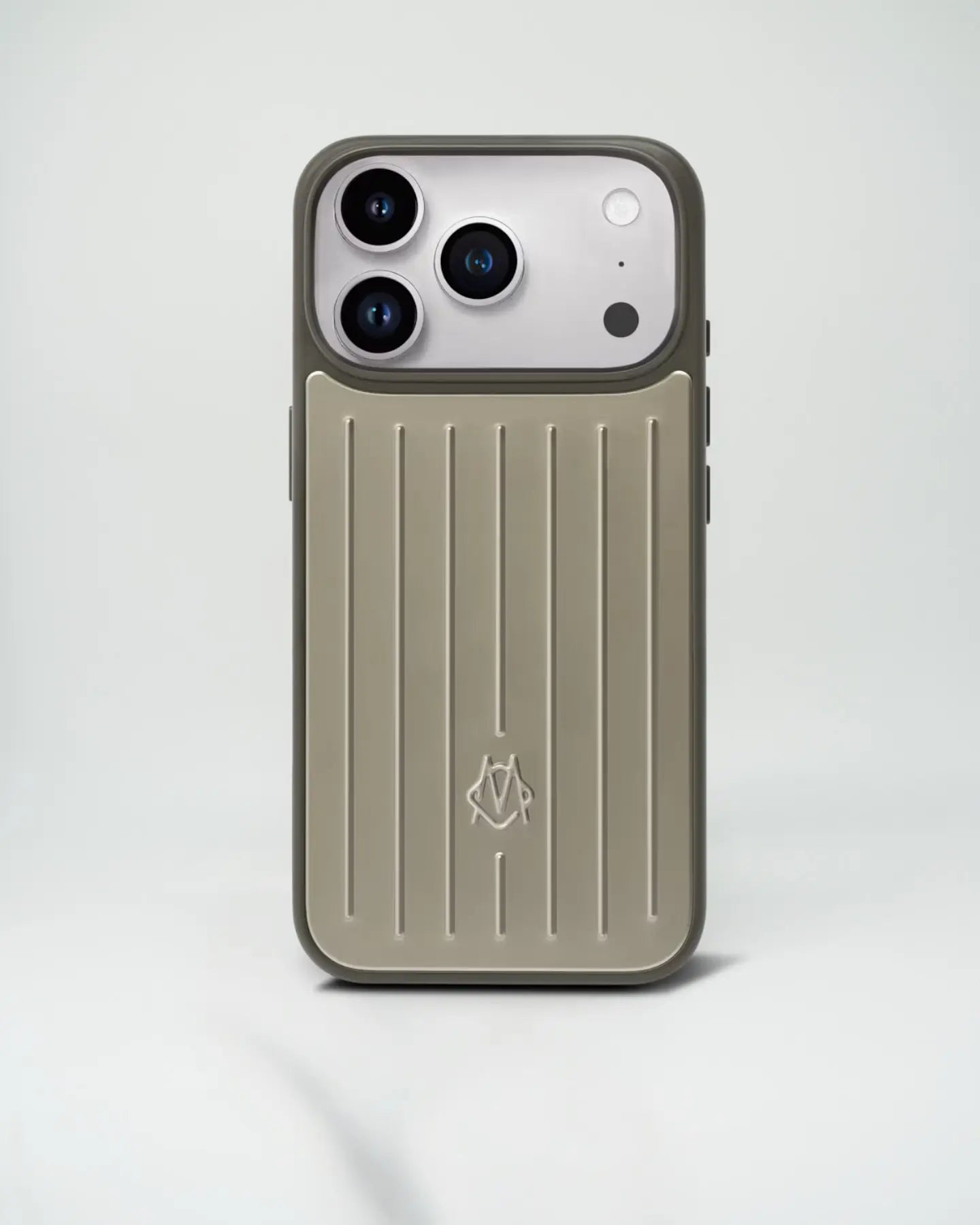 Black RIMOWA Aluminum iPhone 17 Pro Max Case - SereneShop 