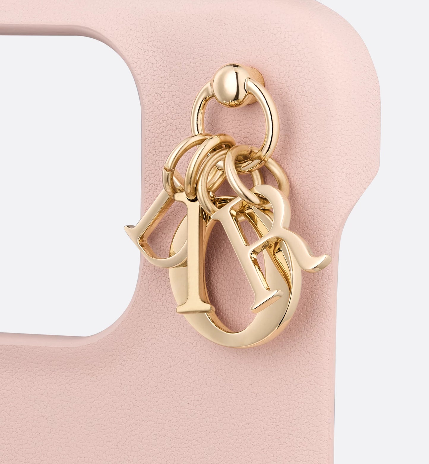 Dior Powder Pink Cannage Lambskin iPhone Case