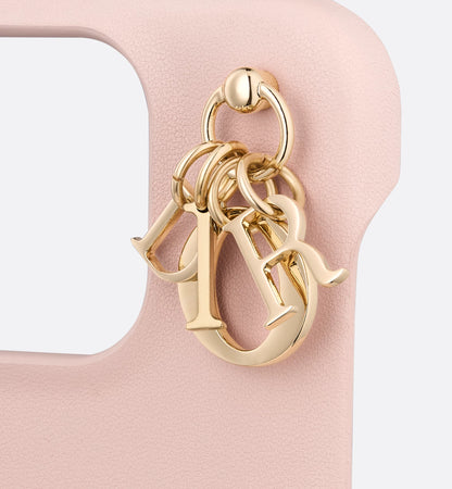 Dior Powder Pink Cannage Lambskin iPhone Case