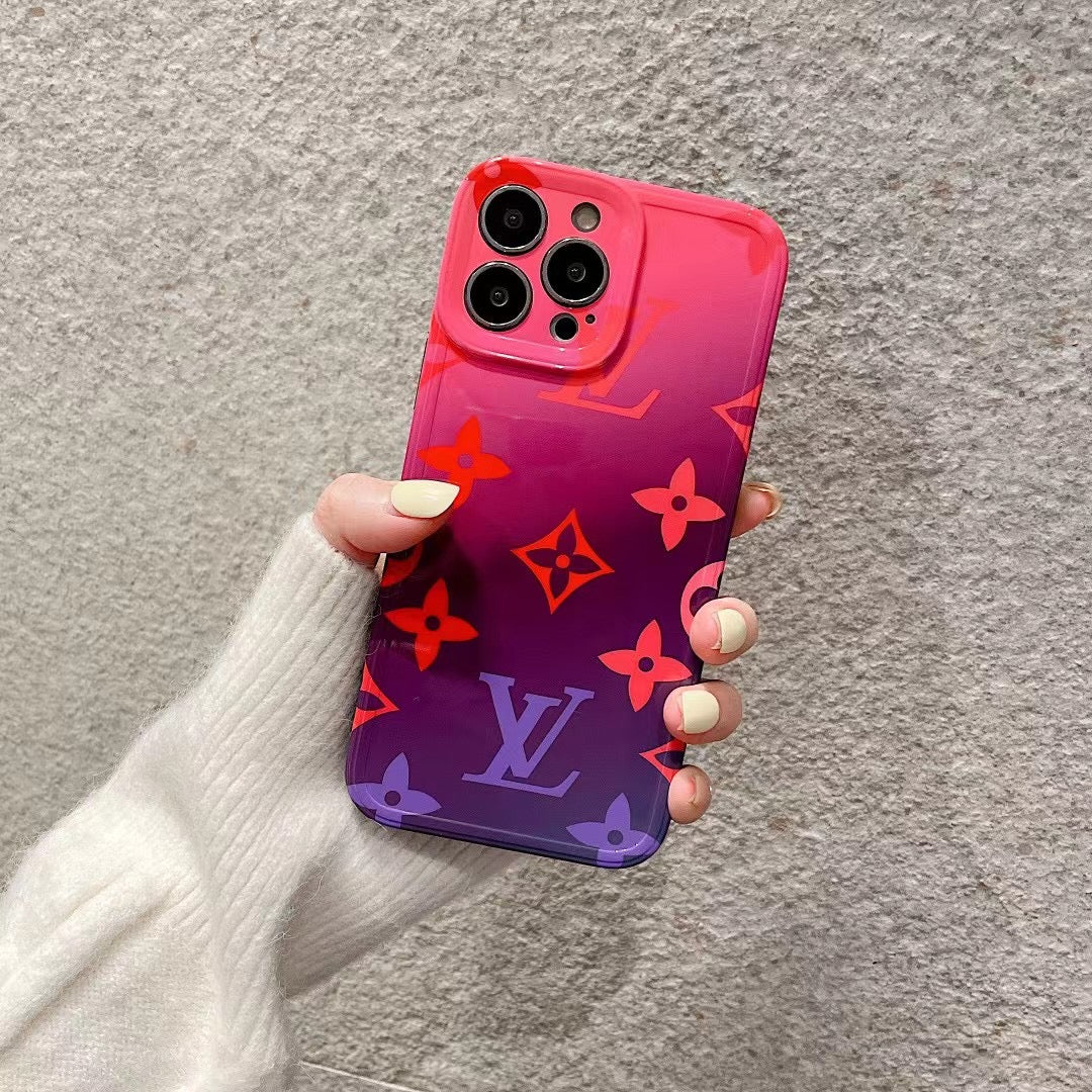 Purple Ombre LV iPhone 16 Pro Max Case