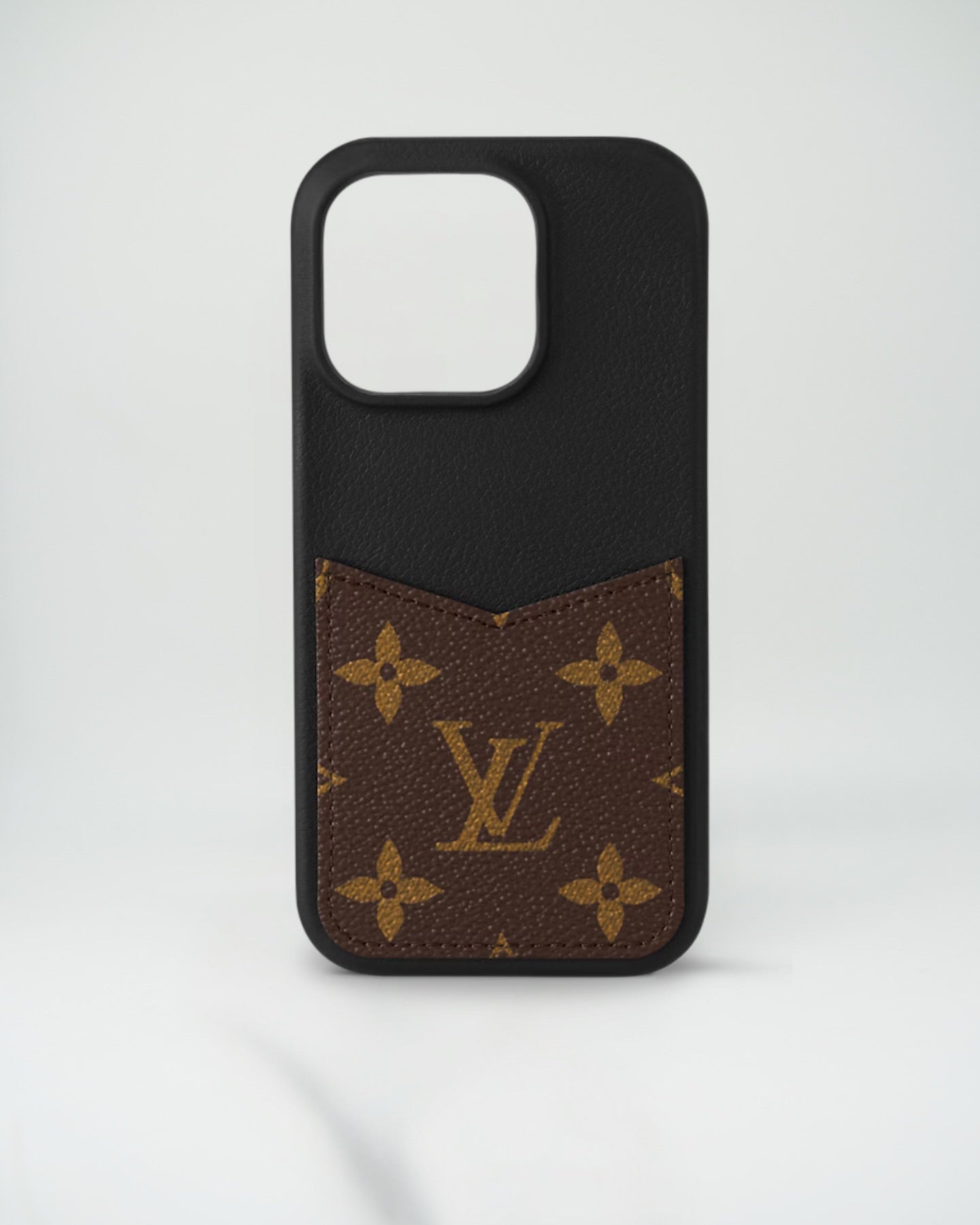 Louis Vuitton Bumper Pallas iPhone 16 Pro Max Case – Monogram Leather Pocket Design