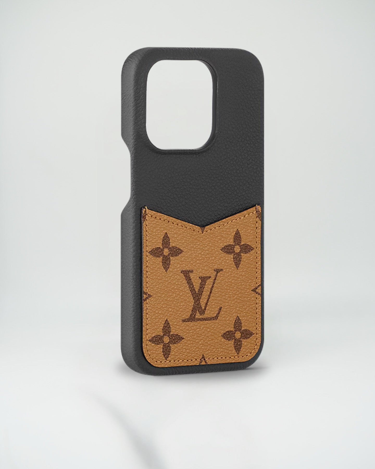 Louis Vuitton Bumper Pallas iPhone 16 Pro Max Case – Monogram Leather Pocket Design