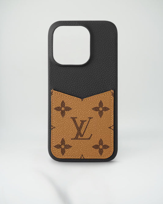 Louis Vuitton Bumper Pallas iPhone 16 Pro Max Case – Monogram Leather Pocket Design