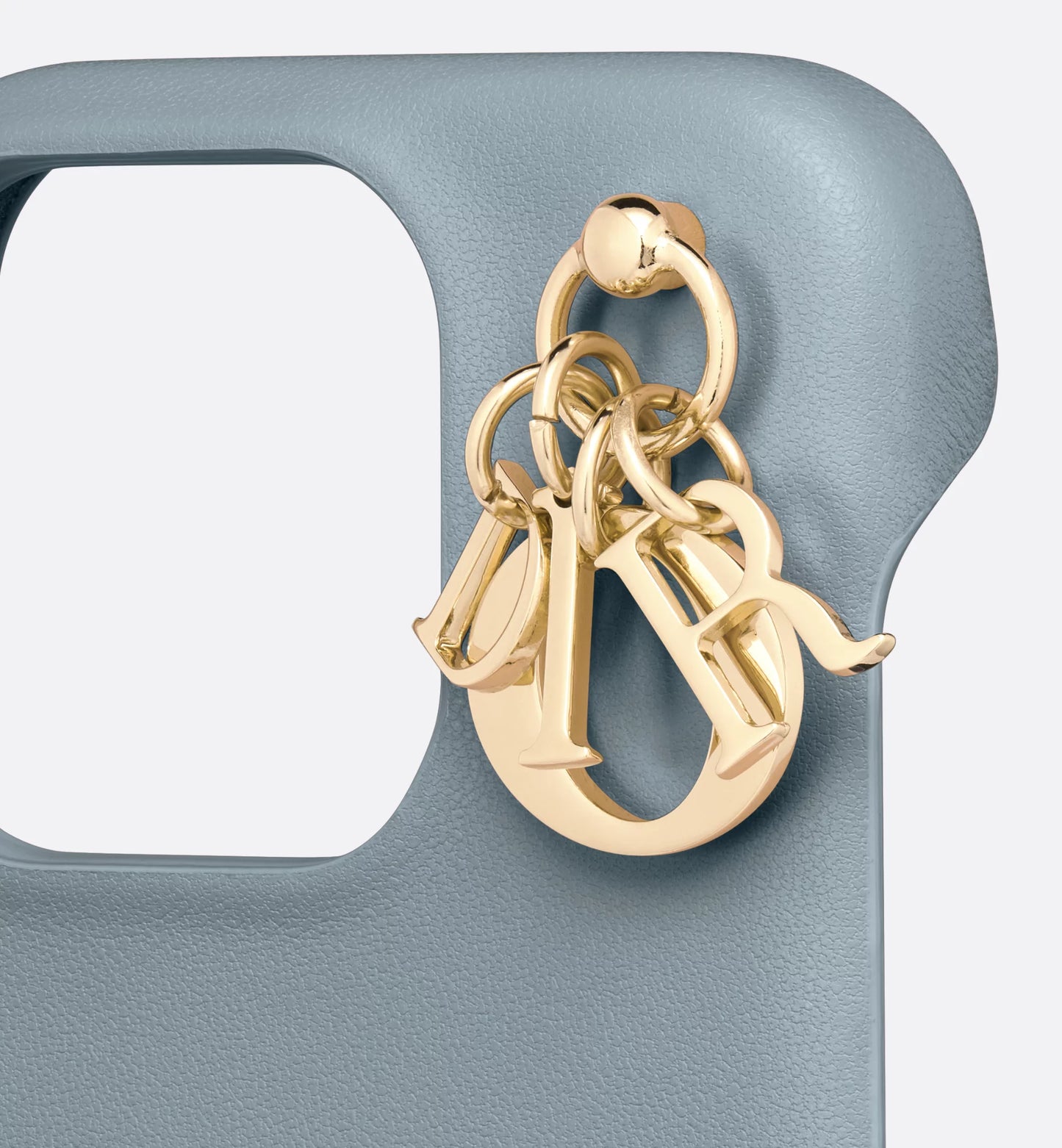 Dior Cloud Blue Cannage Lambskin iPhone Case