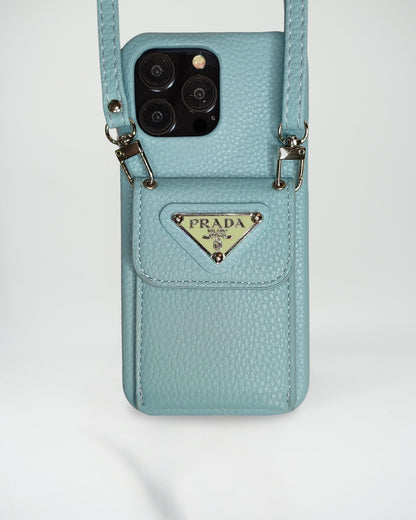 Le Zest Prada iPhone 16 Pro Max Case With Strap Crossbody
