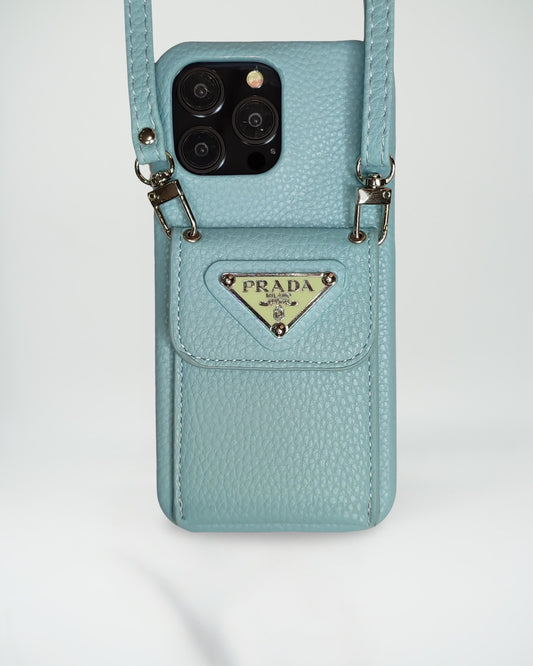 Le Ciel Prada iPhone 16 Pro Max Case With Strap Crossbody